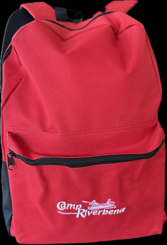 Camp Riverbend Embroidered Backpack