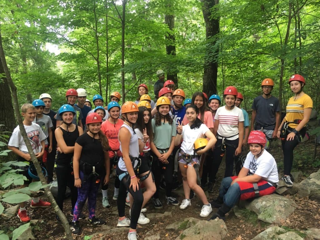 Day Trippers on an adventure outside of camp